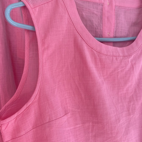 NWOT Unbranded Two-piece Pink Crop Top and Matching Maxi Skirt, size XL - Picture 3 of 7